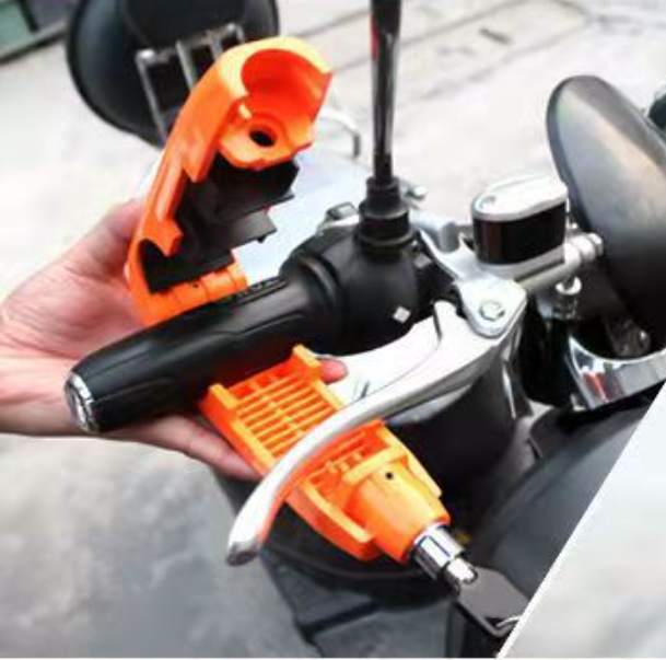Verrou de Sécurité Antivol pour Guidon et Poignée de Moto et Scooter - قفل حماية مضاد للسرقة لمقود وخانق الدراجات النارية والسكوتر 5