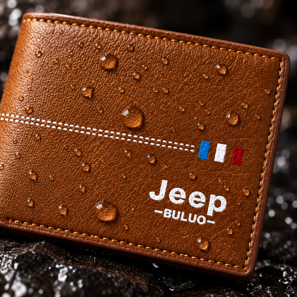 Portefeille Jeep Buluo V6 pour Homme Multi-Poches en Simili Cuire - محفظة نقود وبطاقات 4