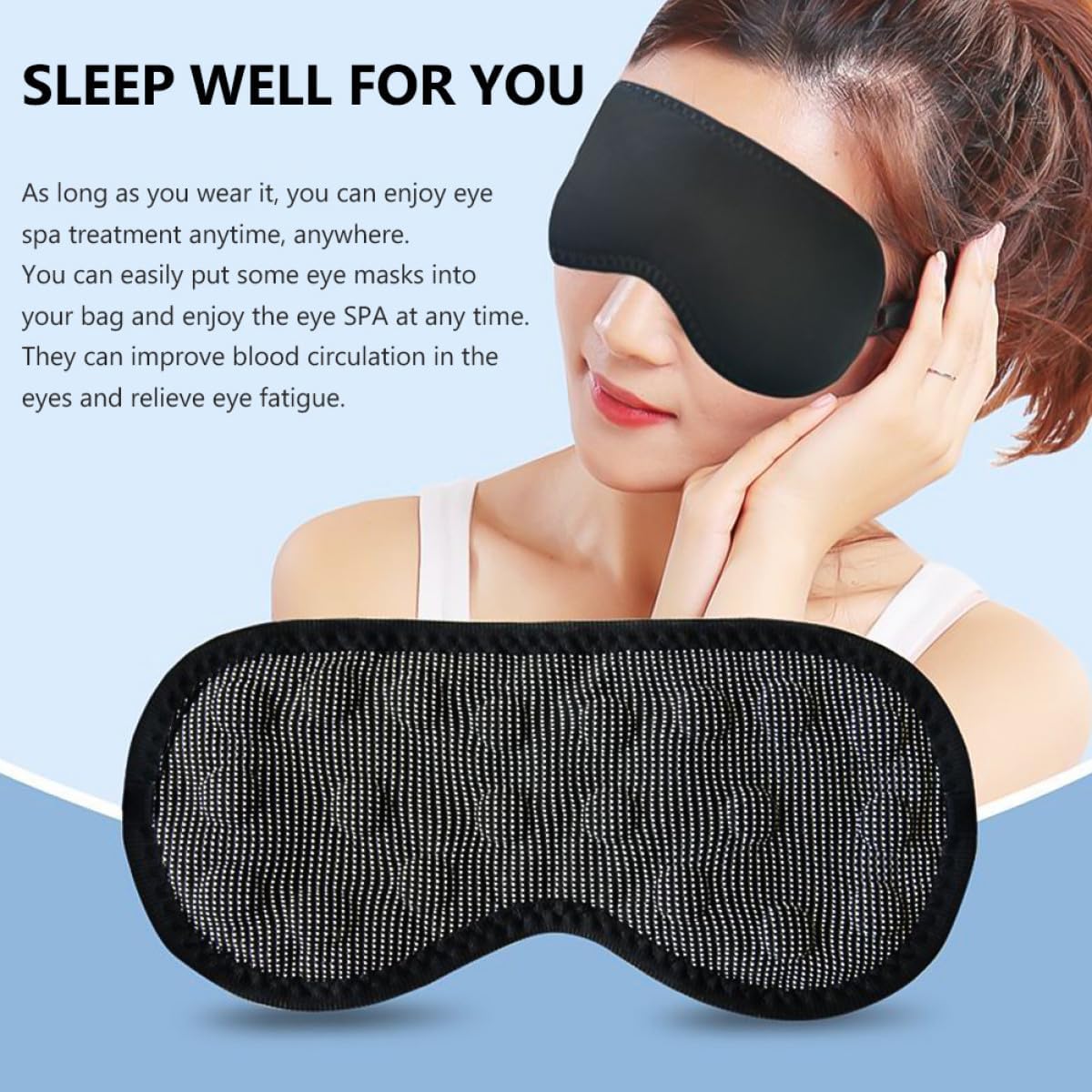 Masque de Sommeil Magnétique Confortable - قناع نوم مغناطيسي مريح للعينين ومضاد للإرهاق 3