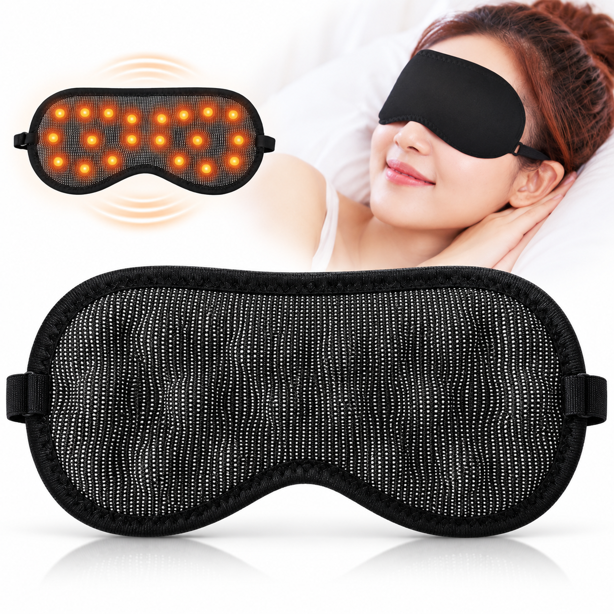 Masque de Sommeil Magnétique Confortable - قناع نوم مغناطيسي مريح للعينين ومضاد للإرهاق 1