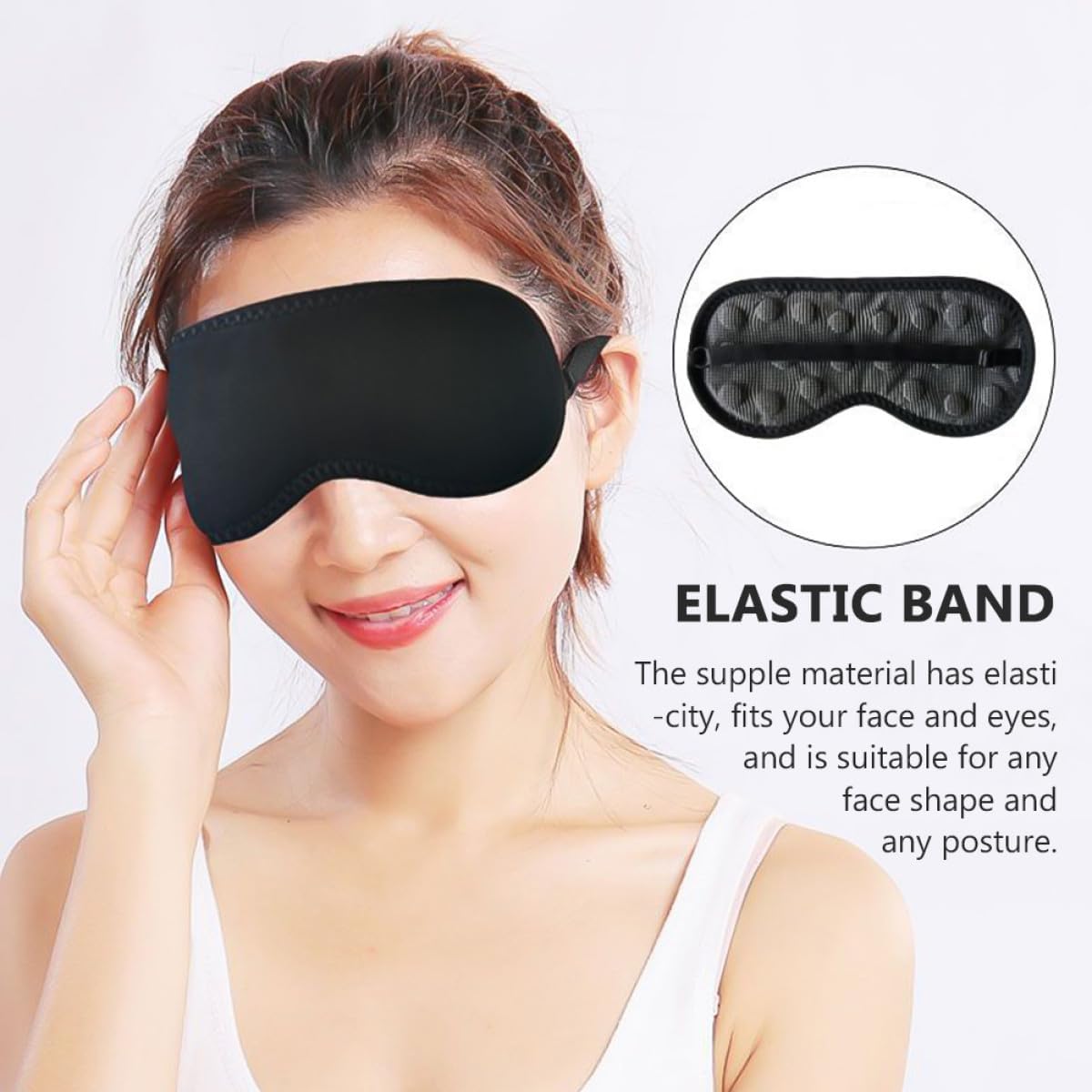 Masque de Sommeil Magnétique Confortable - قناع نوم مغناطيسي مريح للعينين ومضاد للإرهاق 2