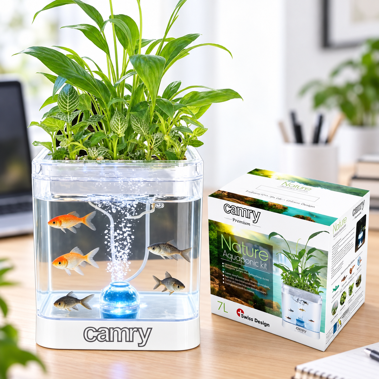 Kit aquarium avec LED capacité 7L Camry CR 7931 - حوض أسماك مع مصباح 2