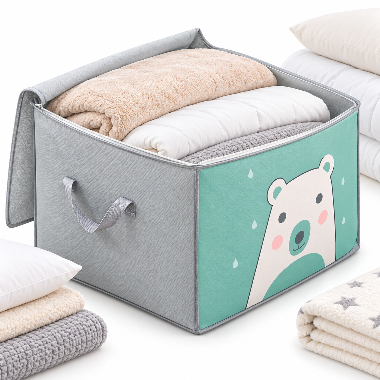 Sac de rangement Pliable pour vêtements à motifs de dessins animés 1