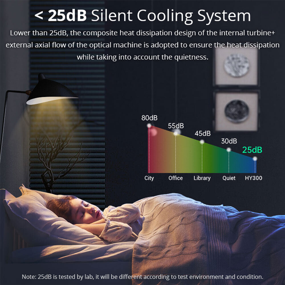 Mini Projector Multimédia Android Wifi Bleutooth 5.0 Large Screen - جهاز عرض ذكي ميني بروجكتر أندرويد 8