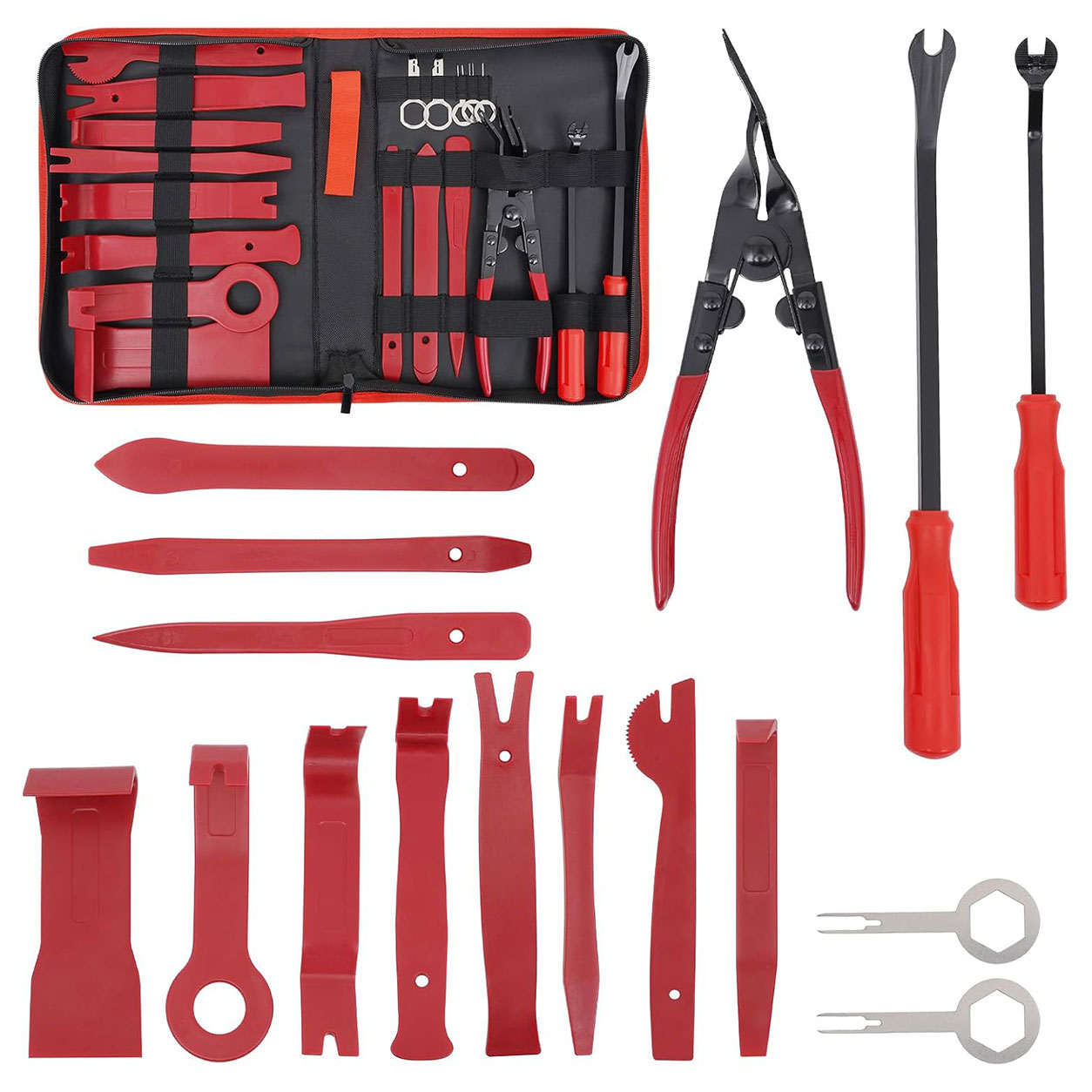 Kit de 16 Outils de Démontage de Garniture Auto et Finitions Intérieures - طقم أدوات فك ديكورات وكسوة السيارة 16 قطعة 15