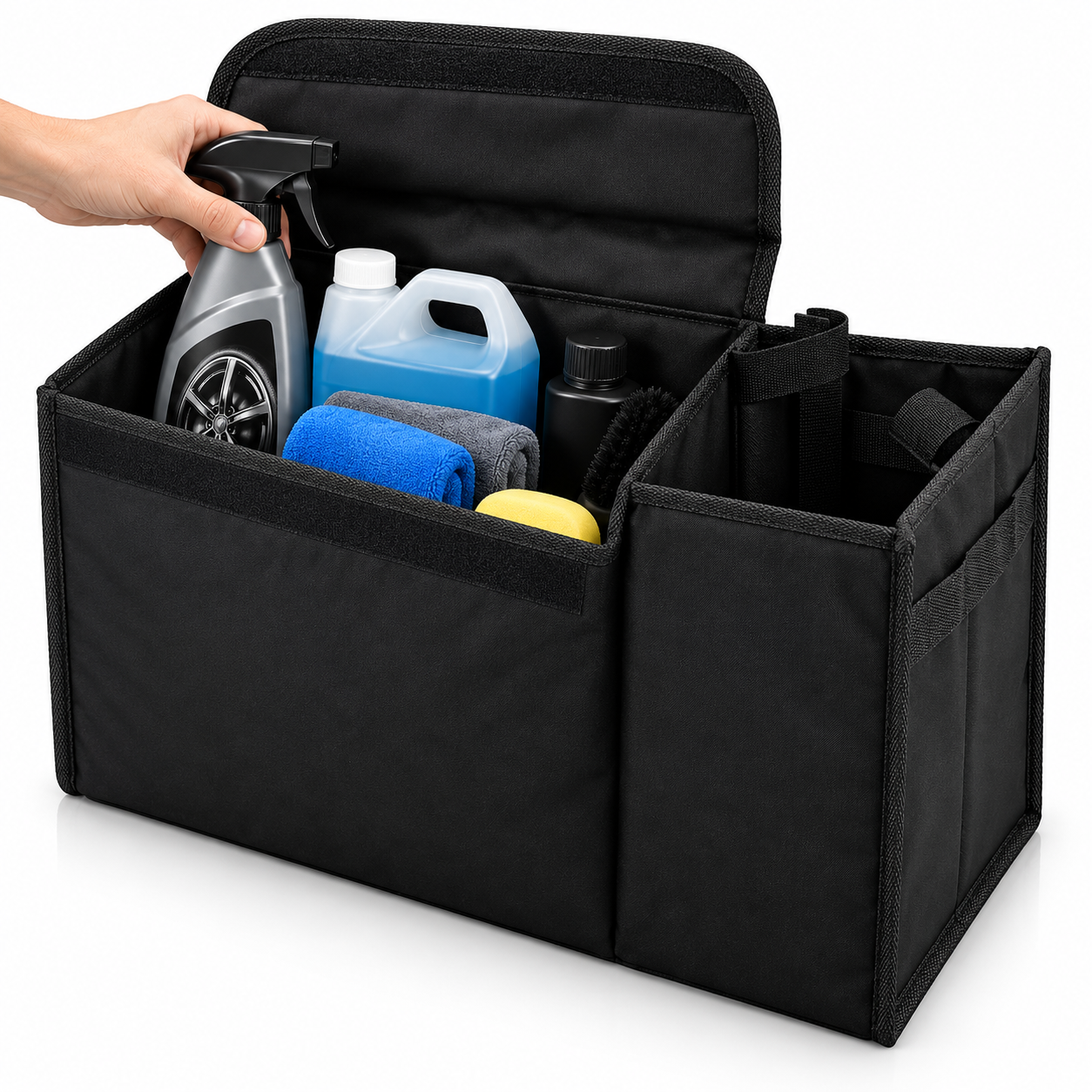 Organisateur de Coffre Voiture avec Compartiment pour Extincteur CAR-ORG-39 - منظّم صندوق السيارة - 1