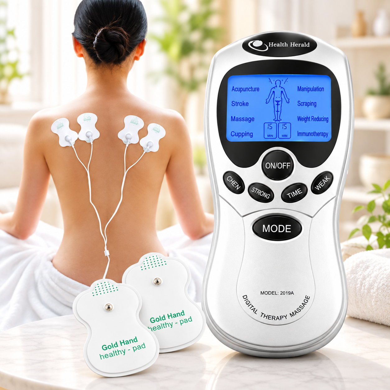 Appareil TENS Digital – 8 Modes de Stimulation جهاز التحفيز الكهربائي للعضلات 2