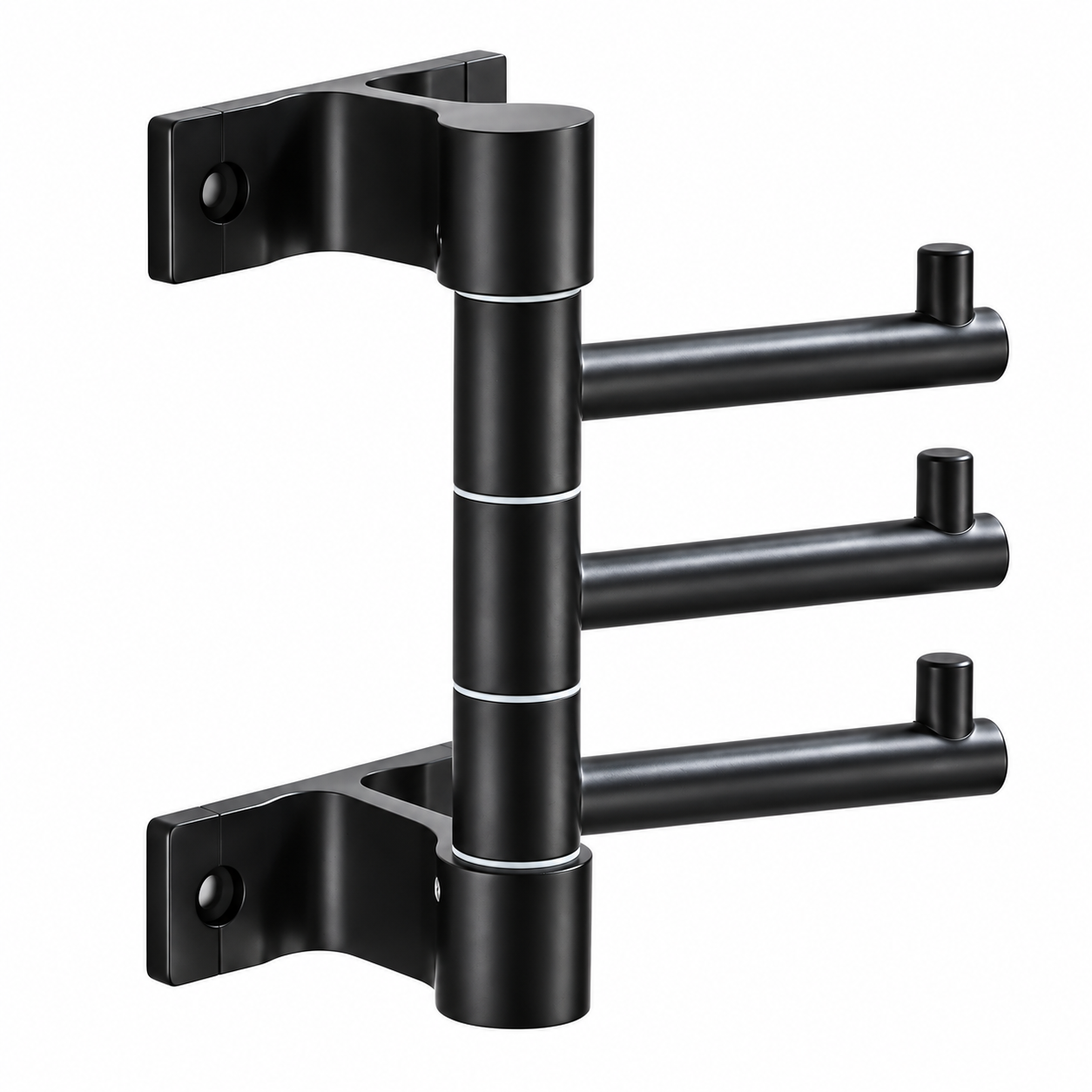 Porte-Serviettes Mural Pivotant 3 Bras Supporte 6KG - علاقة مناشف جدارية دوارة 3 أذرع - 3