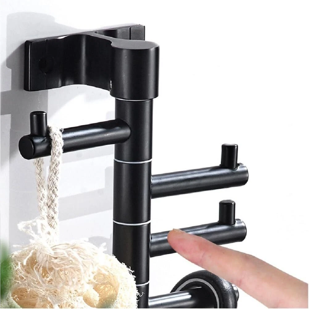 Porte-Serviettes Mural Pivotant 3 Bras Supporte 6KG - علاقة مناشف جدارية دوارة 3 أذرع 10