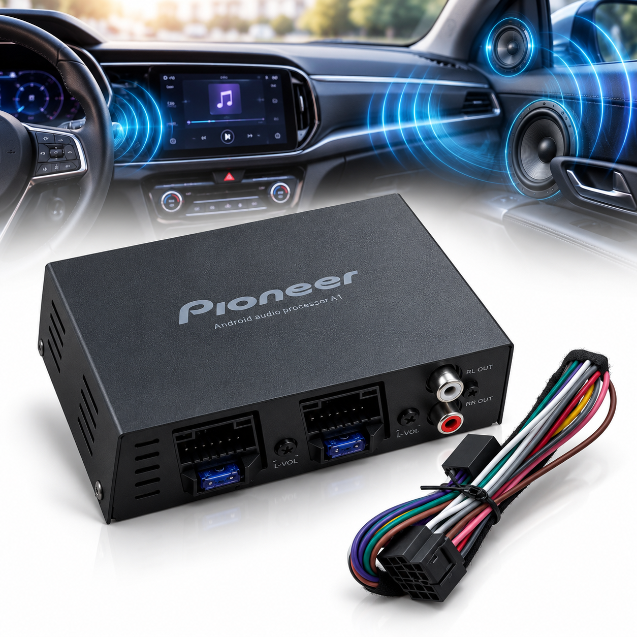 Amplificateur DSP Pioneer A1 Pour Écran Android - مضخم صوت ومكبّر دسب للشاشات الذكية - 3