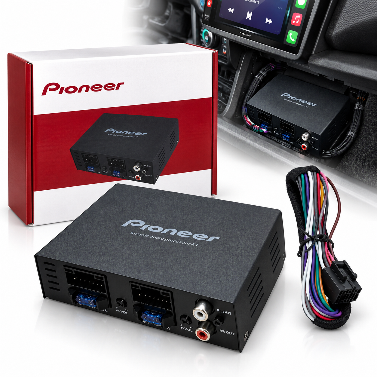 Amplificateur DSP Pioneer A1 Pour Écran Android - مضخم صوت ومكبّر دسب للشاشات الذكية 6