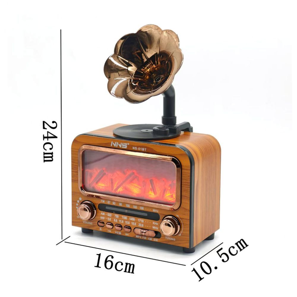 Haut-Parleur Bluetooth Vintage avec Radio NNS NS-01BT - مكبر صوت ومذياع كلاسيكي بلوتوث 12
