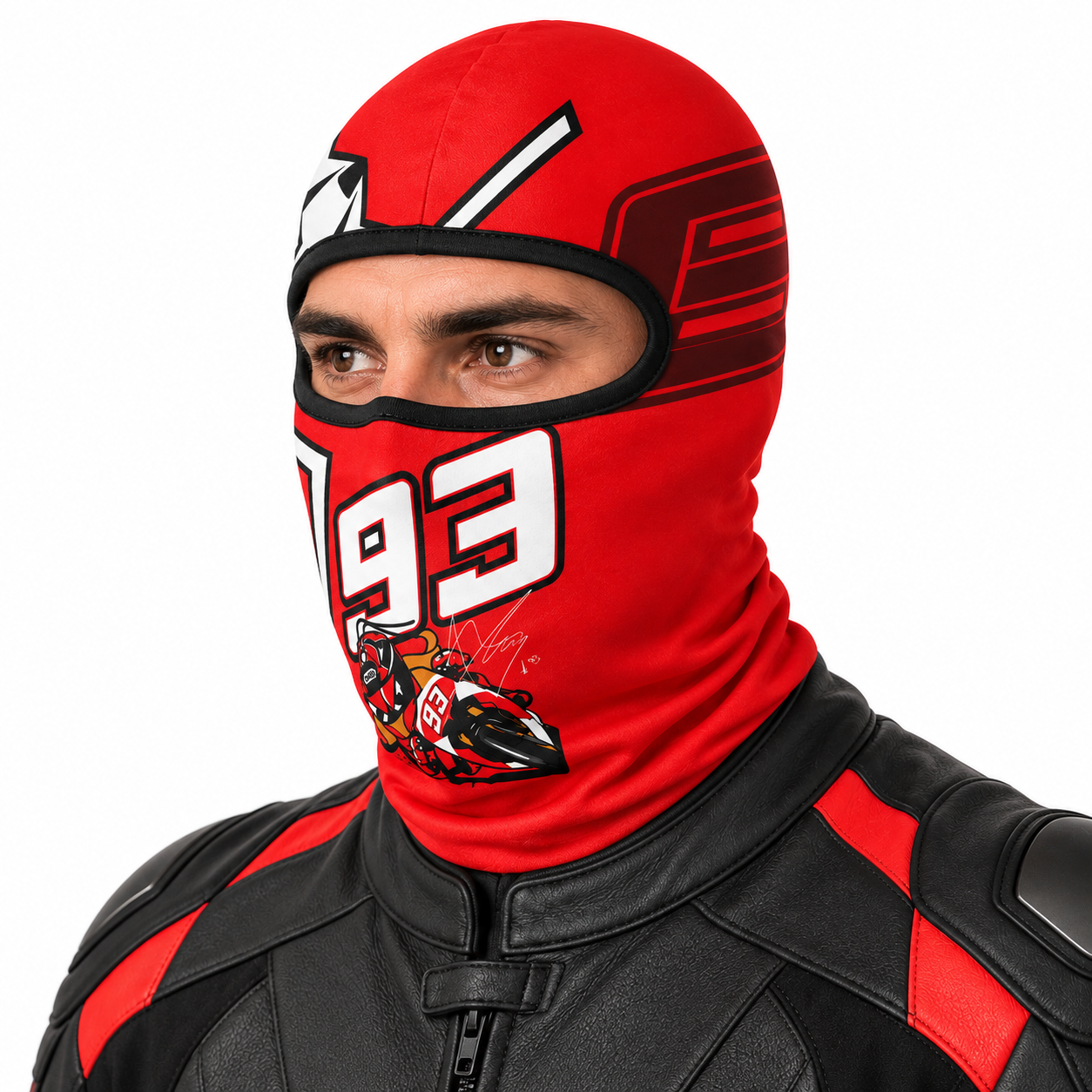 Cagoule Moto Thermique Balaclava Marquez 93 - قناع واقي وجه كامل حراري للدراجات النارية - 1
