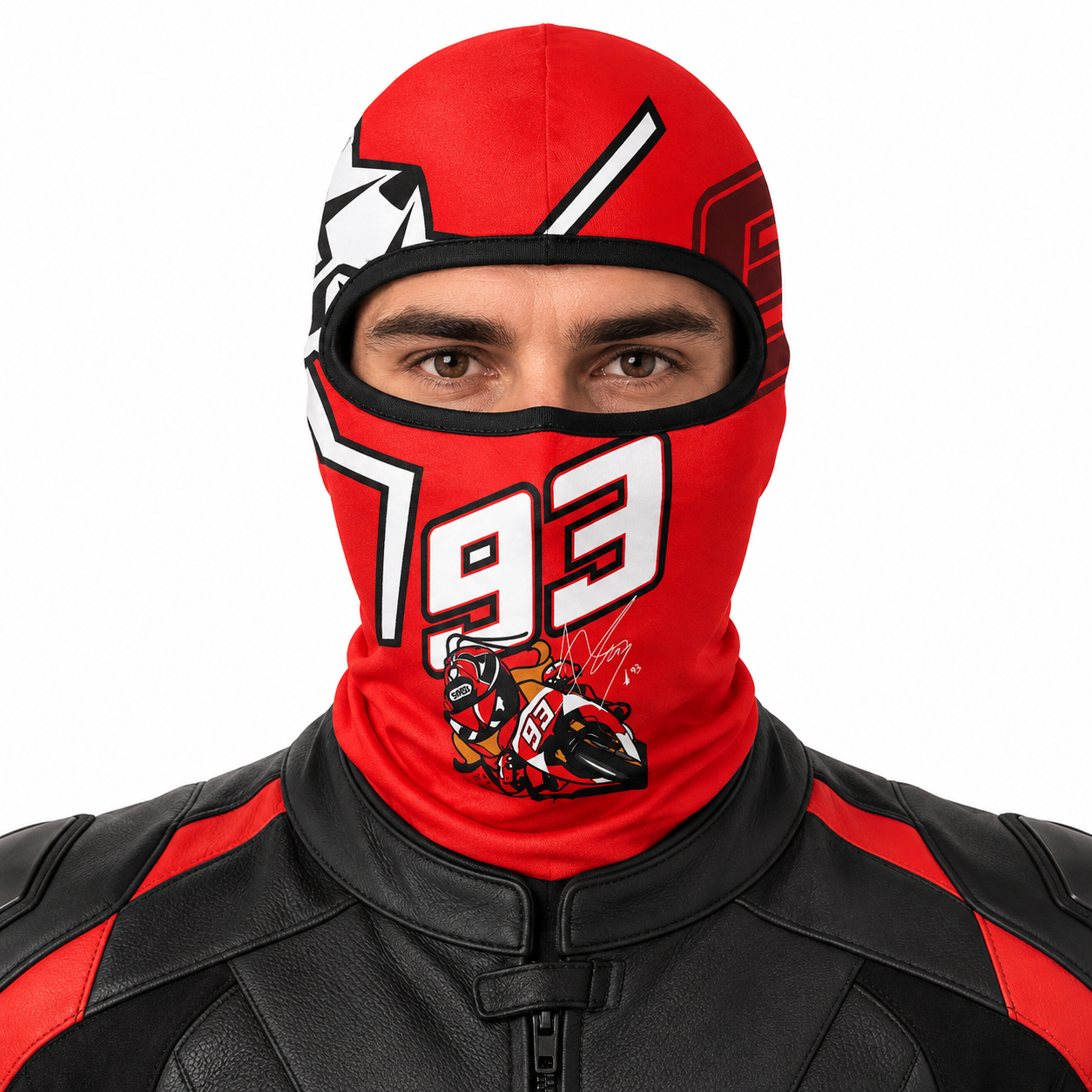 Cagoule Moto Thermique Balaclava Marquez 93 - قناع واقي وجه كامل حراري للدراجات النارية 7
