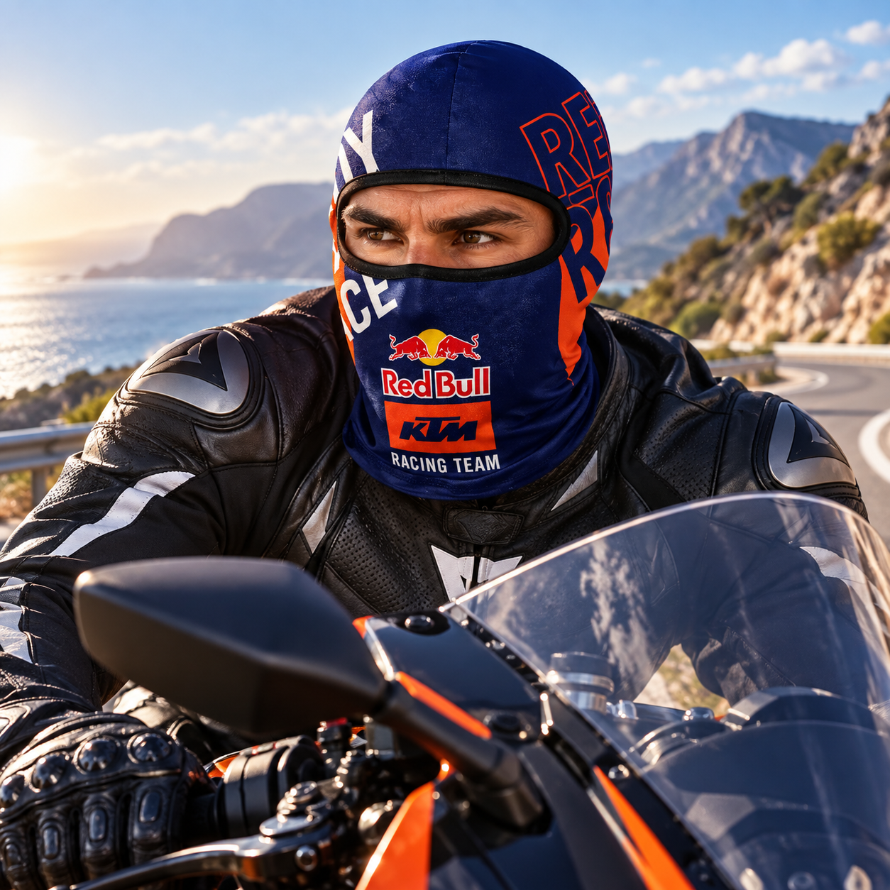 Cagoule Moto Thermique Balaclava Redbull - قناع واقي وجه كامل حراري للدراجات النارية 4