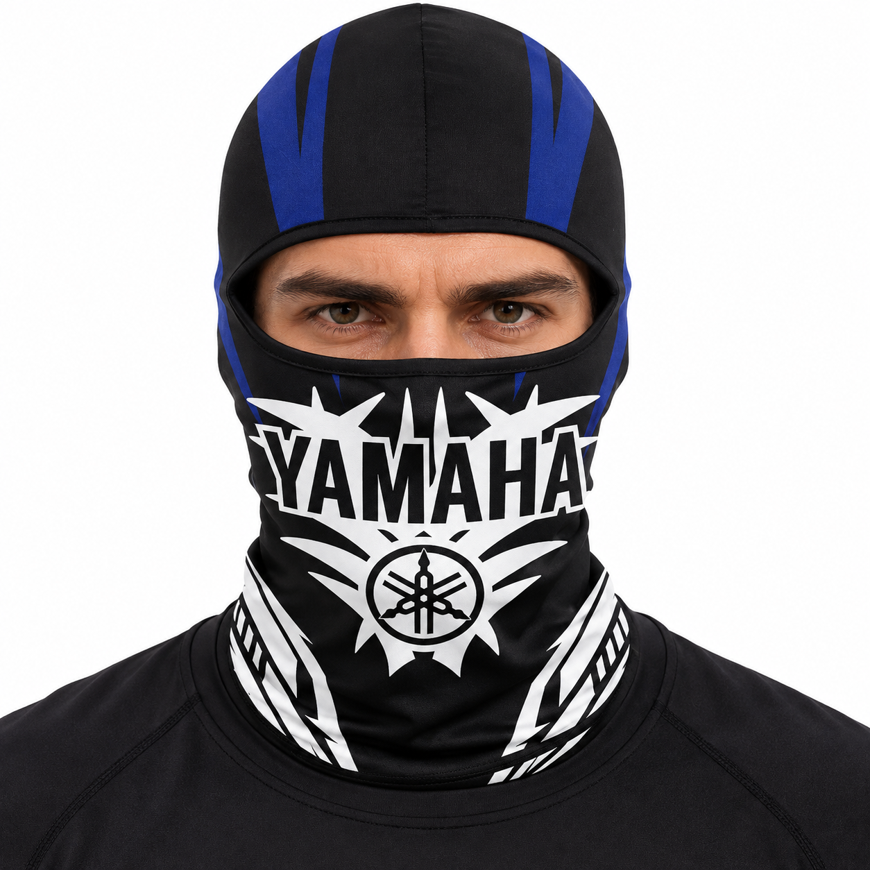 Cagoule Moto Thermique Balaclava Yamaha Black - قناع واقي وجه كامل حراري للدراجات النارية
