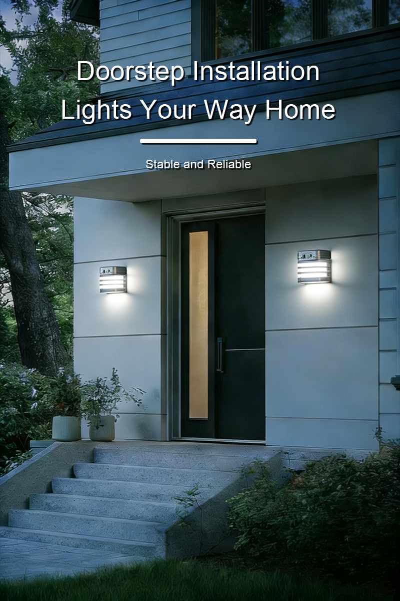 Lampe Applique Murale Solaire Intelligente à LED avec Télécommande - مصباح حائط شمسي ذكي مقاوم للماء - 5