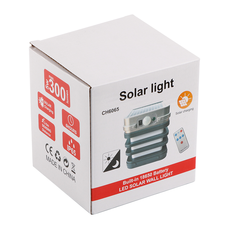 Lampe Applique Murale Solaire Intelligente à LED avec Télécommande - مصباح حائط شمسي ذكي مقاوم للماء 3