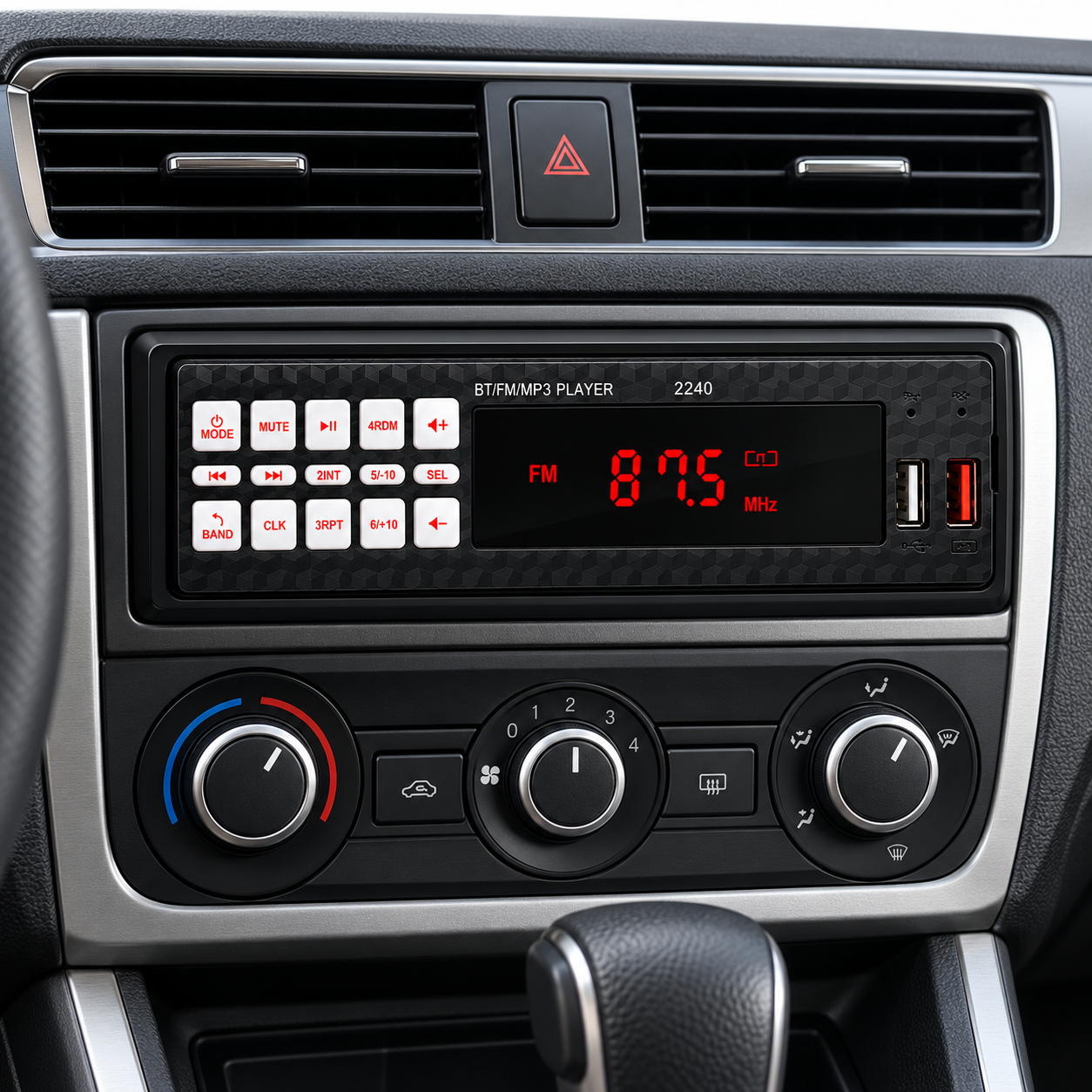 Autoradio MP3 Bluetooth pour Voiture 2240 - راديو ومشغل مسجل سيارة بلوتوث - 2