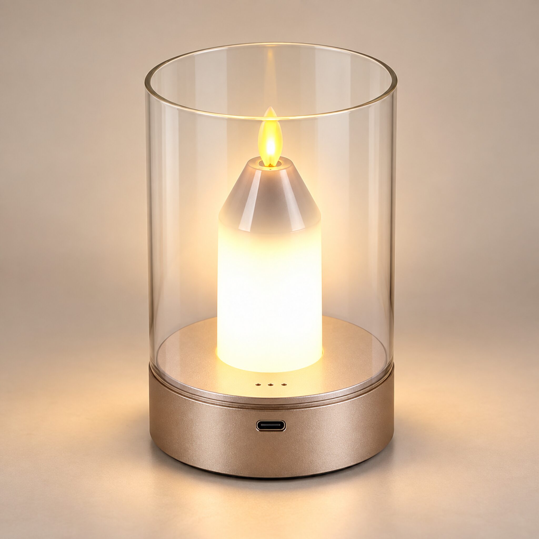Bougie LED sans Flamme Rechargeable avec Détecteur de Gestes - شمعة بدون لهب قابلة للشحن بتحكم بإشارة اليد 6