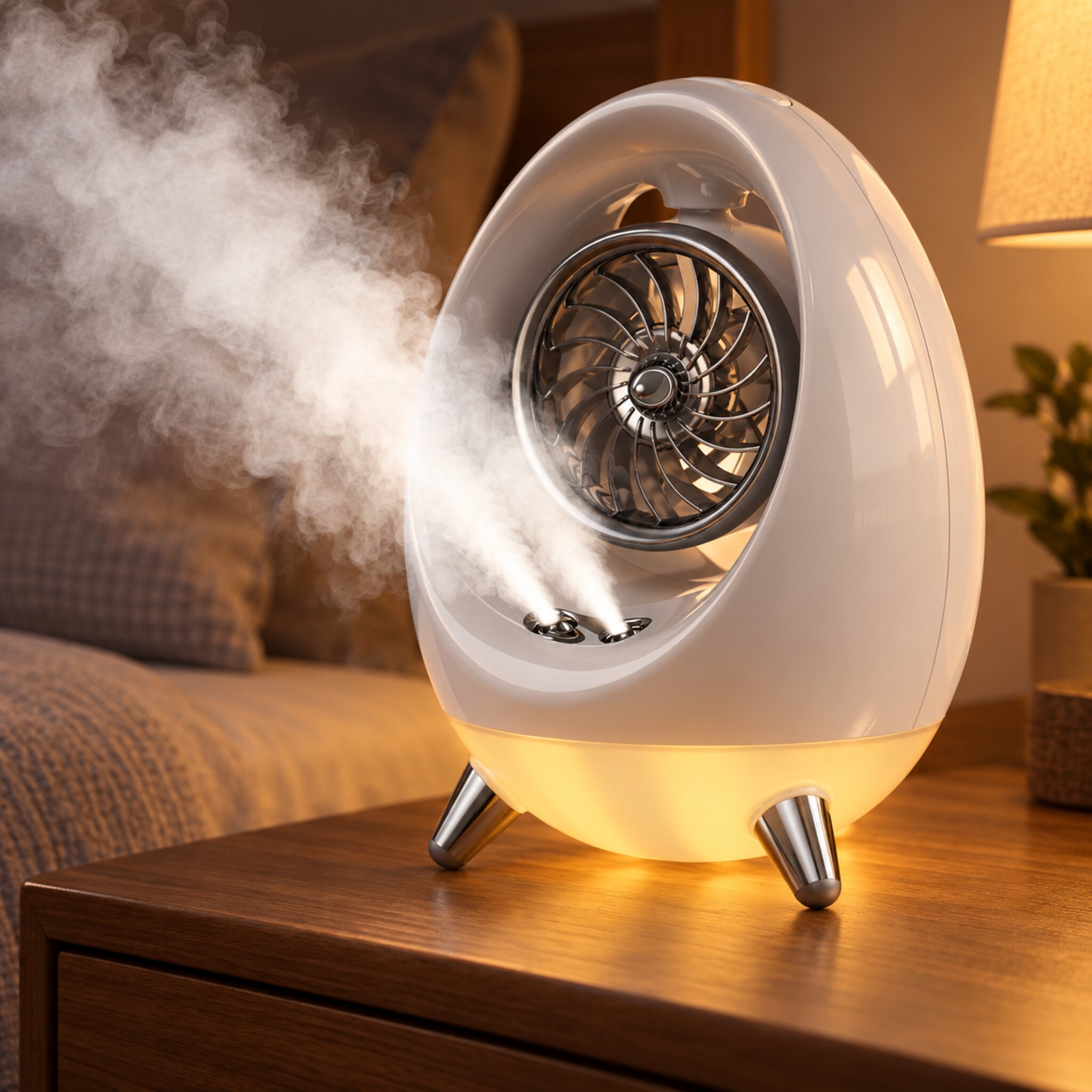 Chauffage Soufflant de Bureau 500W avec Humidificateur - مدفئة مكتبية 500 واط مع مروحة ورذاذ ترطيب 6
