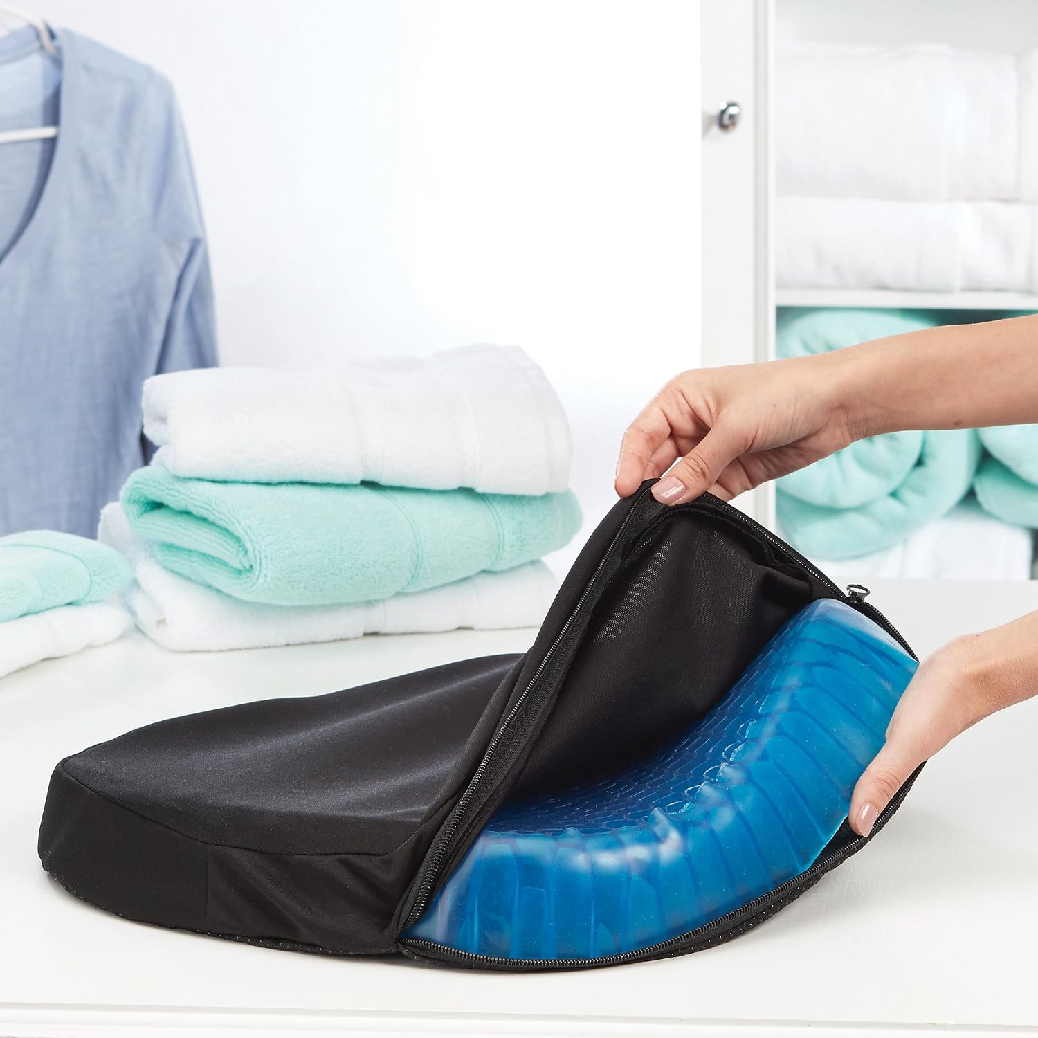Coussin orthopédique de siège de gel EGG SITTER - وسادة جل طبية مريحة لتقليل الضغط 9