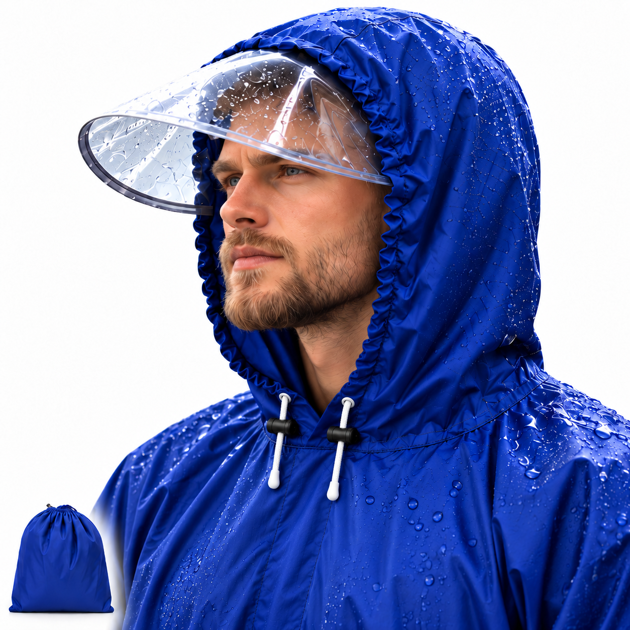 Tenue Imperméable Yamaha Racing avec Capuche Protection Complete - معطف مطر طويل مقاوم للماء - 2
