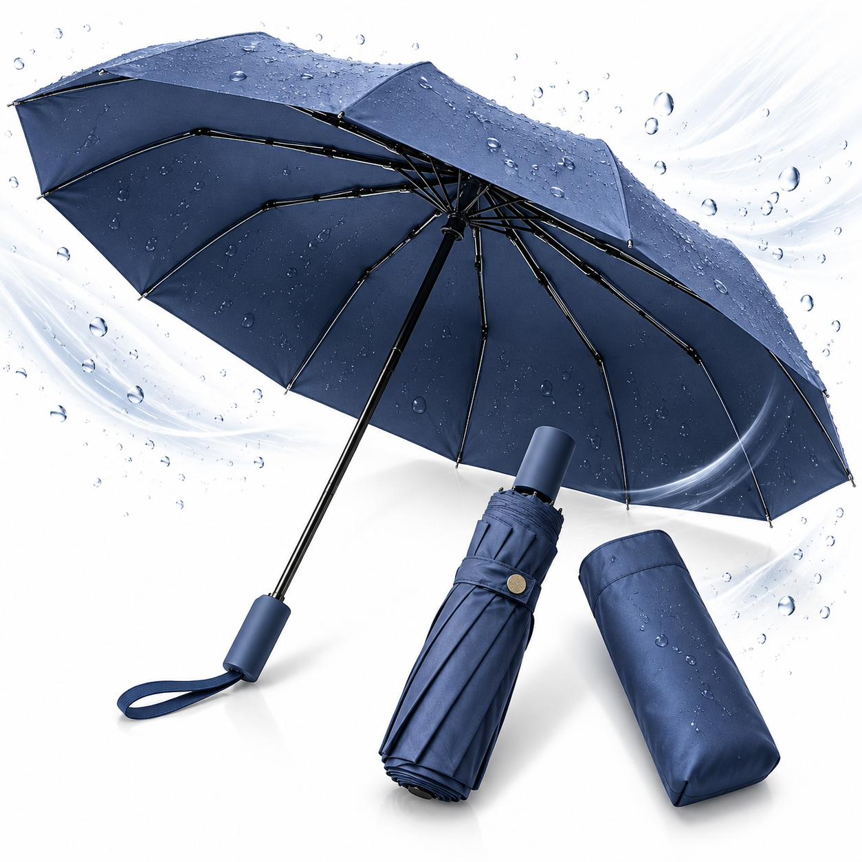 Parapluie Automatique Coupe-Vent avec Protection UV - مظلة أوتوماتيكية مقاومة للرياح وأشعة الشمس 10