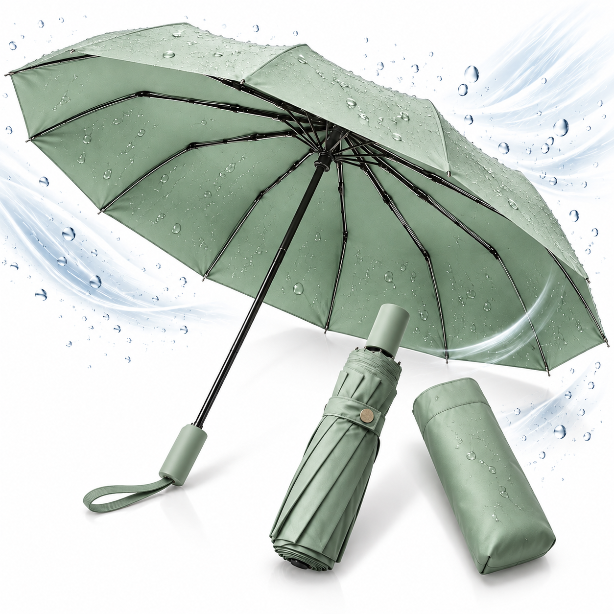 Parapluie Automatique Coupe-Vent avec Protection UV - مظلة أوتوماتيكية مقاومة للرياح وأشعة الشمس - 6