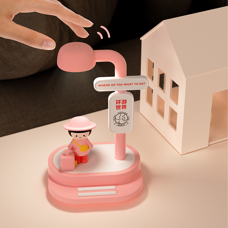 Veilleuse Rechargeable en Silicone avec 3 Niveaux de Lumière - مصباح ليلي للأطفال من السيليكون قابل للشحن 2