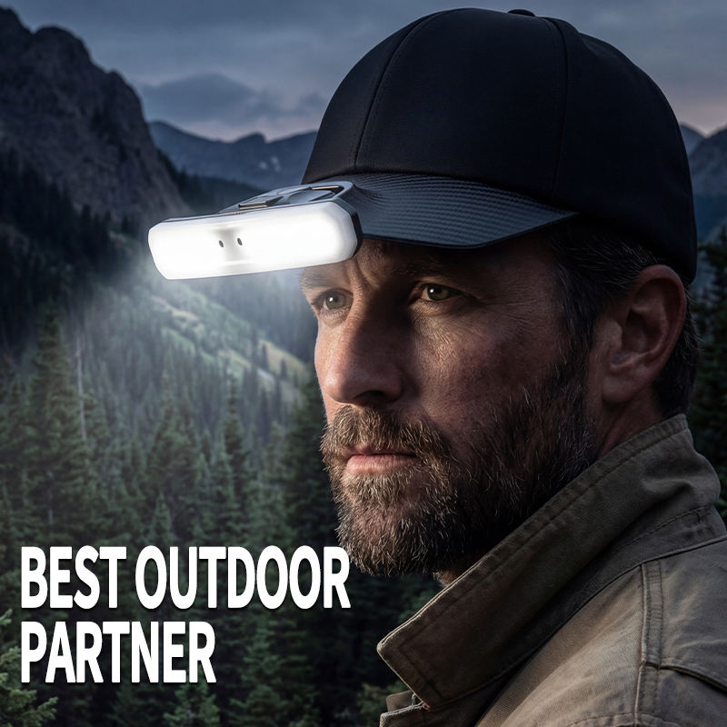 Lampe de Casquette LED avec Détecteur de Mouvement X97 - مصباح قبعة بحساس حركة قابل للشحن 5