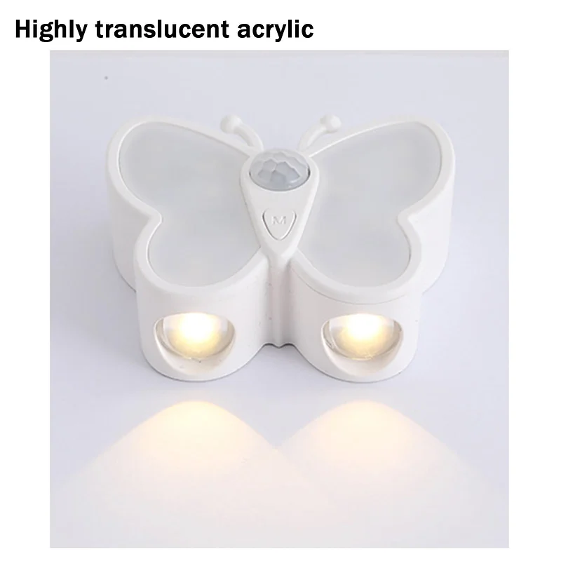 Lampe LED Papillon avec Détecteur de Mouvement Rechargeable USB 1PCS – مصباح فراشة بحساس الحركة قابل للشحن 13