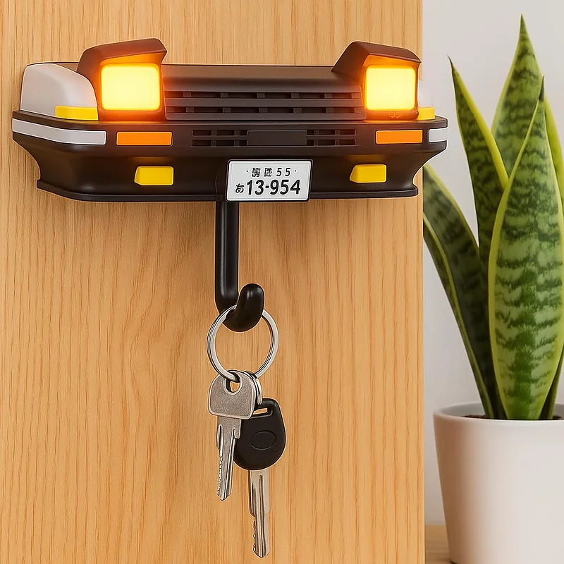 Porte-Clés Mural Voiture Sportive – علاقة مفاتيح حائطية بتصميم سيارة رياضية 5