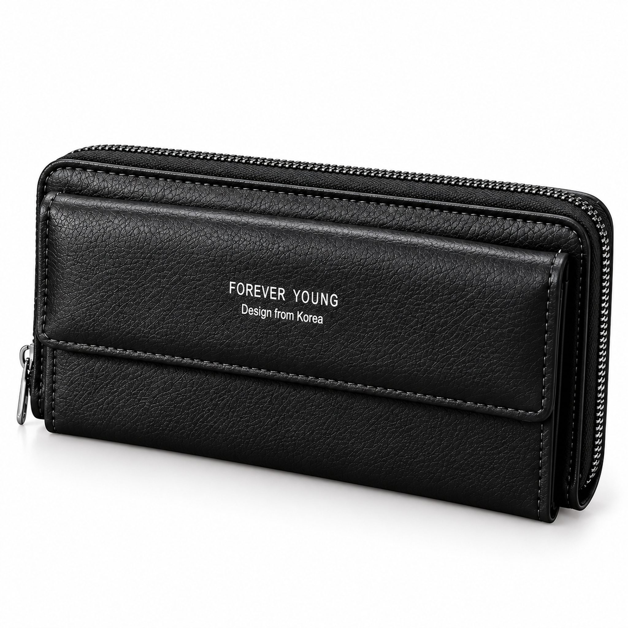 Portefeuille Multifonction en Cuir PU pour Homme et Femme - محفظة جلدية متعددة الجيوب للرجال والنساء 3