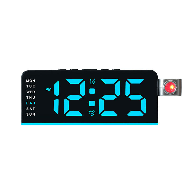 Horloge Numérique LED avec Alarme et Calendrier GH-9019 - ساعة رقمية مع منبه وتقويم - 3
