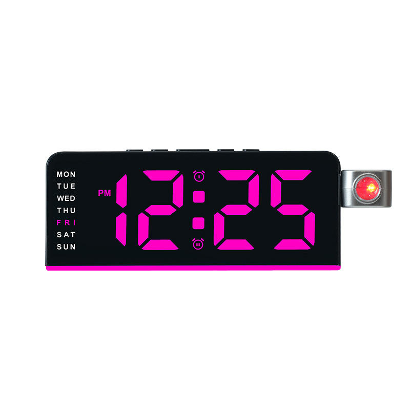 Horloge Numérique LED avec Alarme et Calendrier GH-9019 - ساعة رقمية مع منبه وتقويم - 1