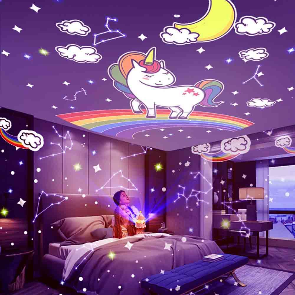 Projecteur Ciel Étoilé LED 360° avec 21 Films et Musique - مصباح إسقاط النجوم للأطفال مع 21 مشهدًا وموسيقى 8