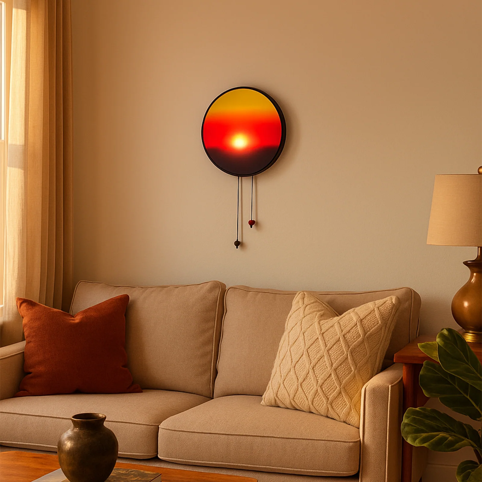 Applique Murale LED Coucher de Soleil – إضاءة حائط بتأثير الغروب - 1