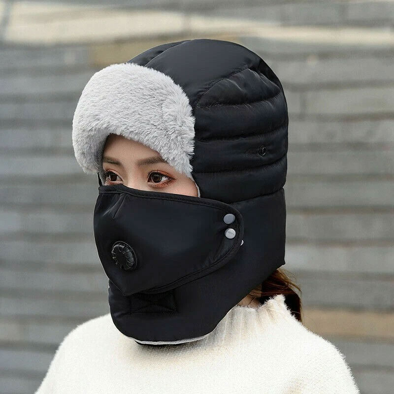 Bonnet d'Hiver Imperméable Coupe-Vent avec Cache-Oreilles et Masque - قبعة شتوية مقاومة للماء والرياح مع حماية الأذنين والوجه 5