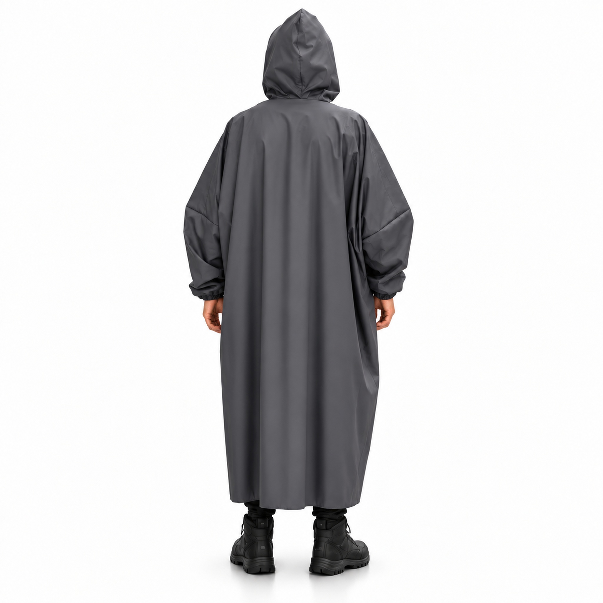 Poncho de Pluie à Capuche pour Conducteur de Vespa – معطف مطر طويل بقبعة لسائق السكوتر 3