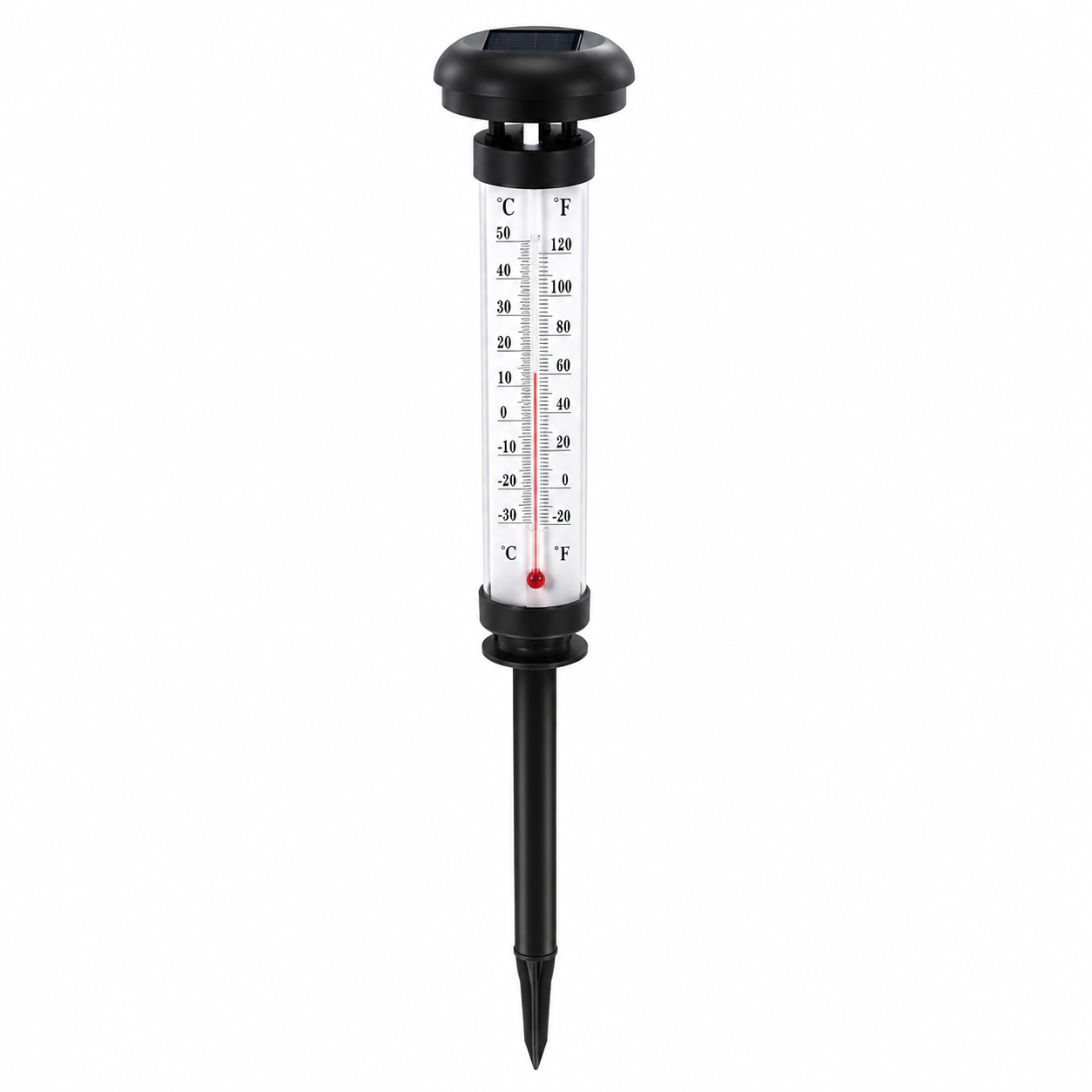 Lampe Solaire de Jardin avec Thermomètre Extérieur 2 Pièces - مصباح حديقة شمسي مع مقياس درجة الحرارة قطعتان 5