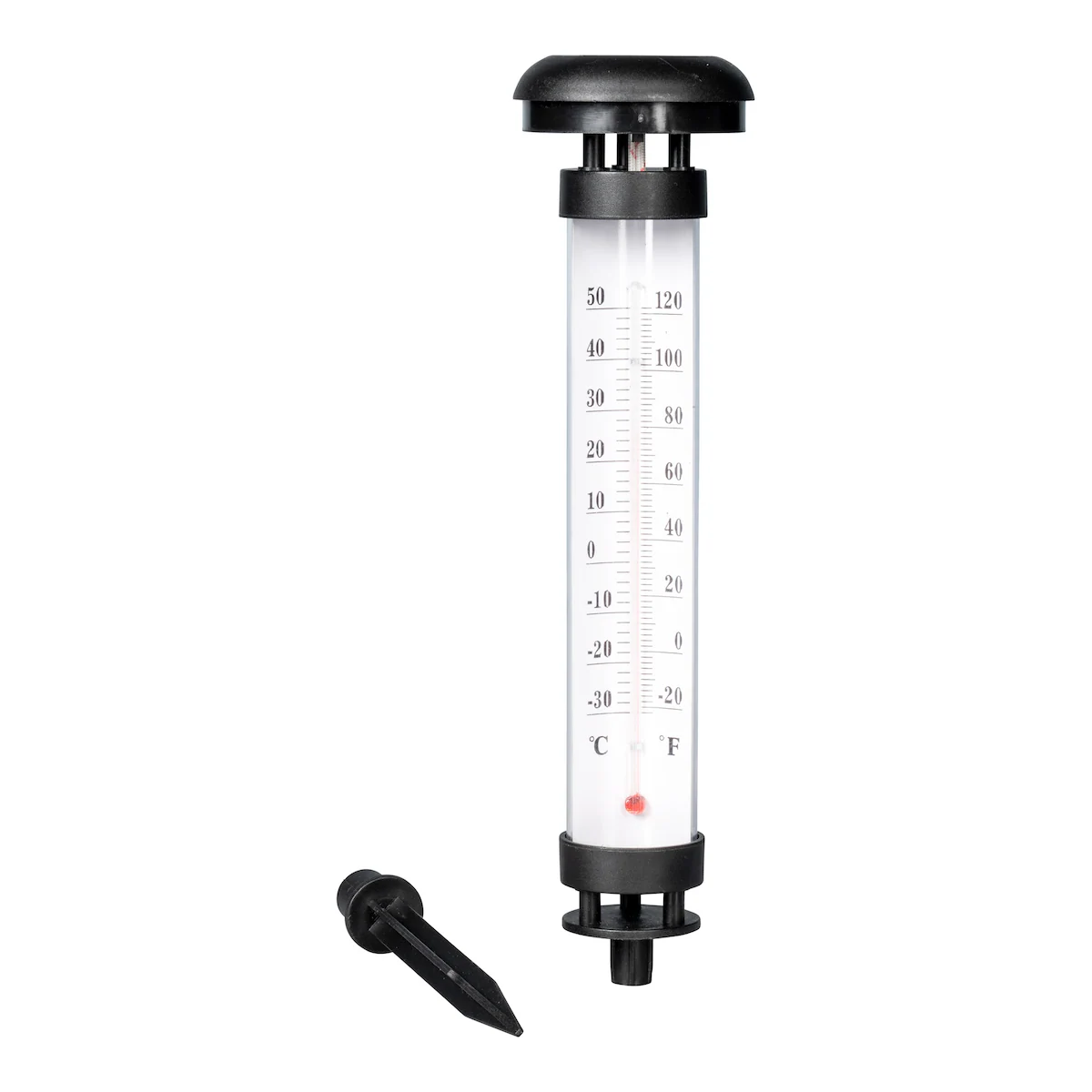 Lampe Solaire de Jardin avec Thermomètre Extérieur 2 Pièces - مصباح حديقة شمسي مع مقياس درجة الحرارة قطعتان 12