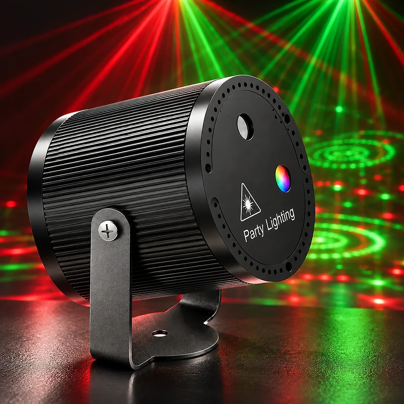 Projecteur Laser de Fête Rouge et Vert à Effets Lumineux – جهاز ليزر للحفلات بإضاءة حمراء وخضراء وتأثيرات ضوئية 5