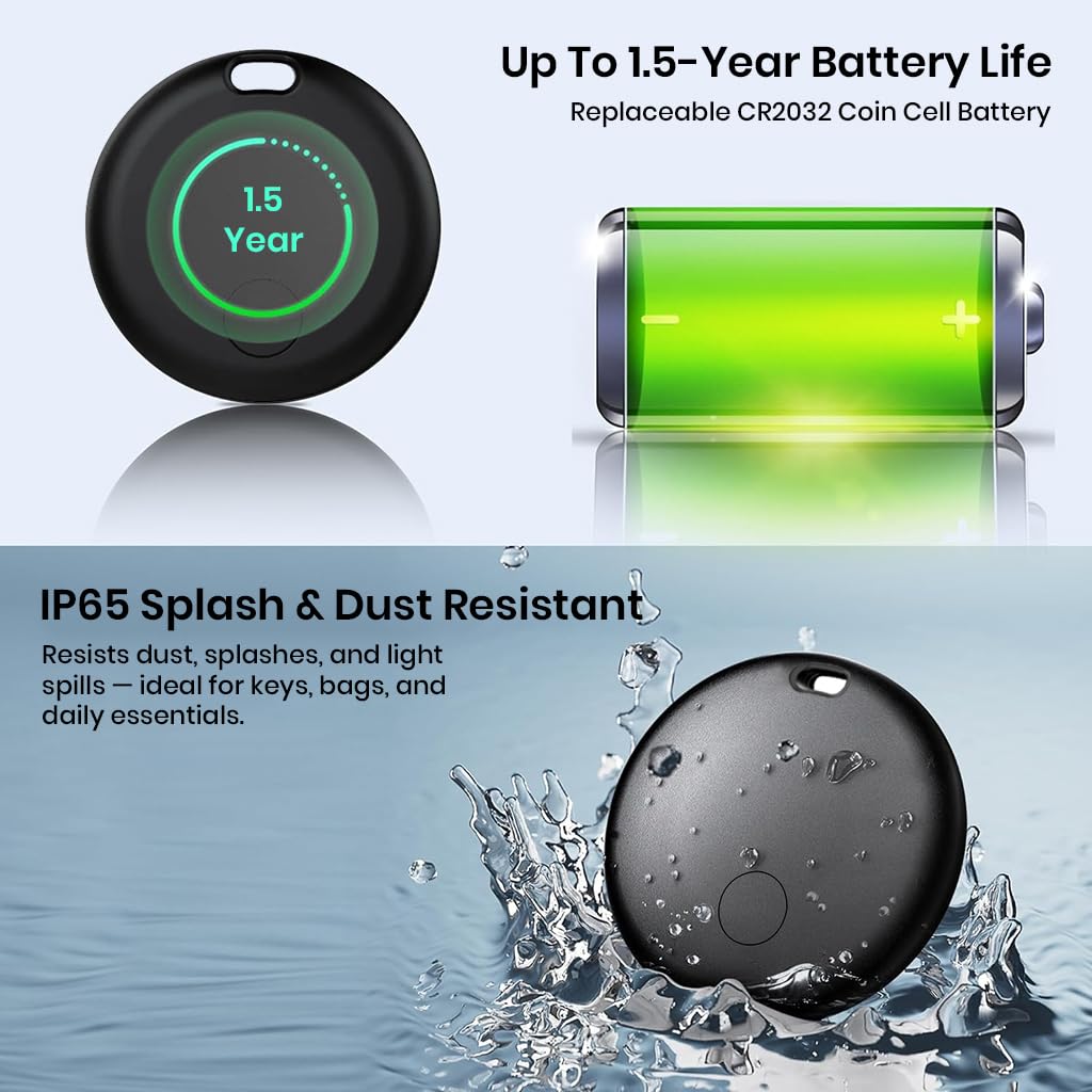 InCard Smart Tag Tracker Compatible Apple Find My et Android - جهاز تتبع ذكي لتحديد موقع الأغراض الضائعة 9
