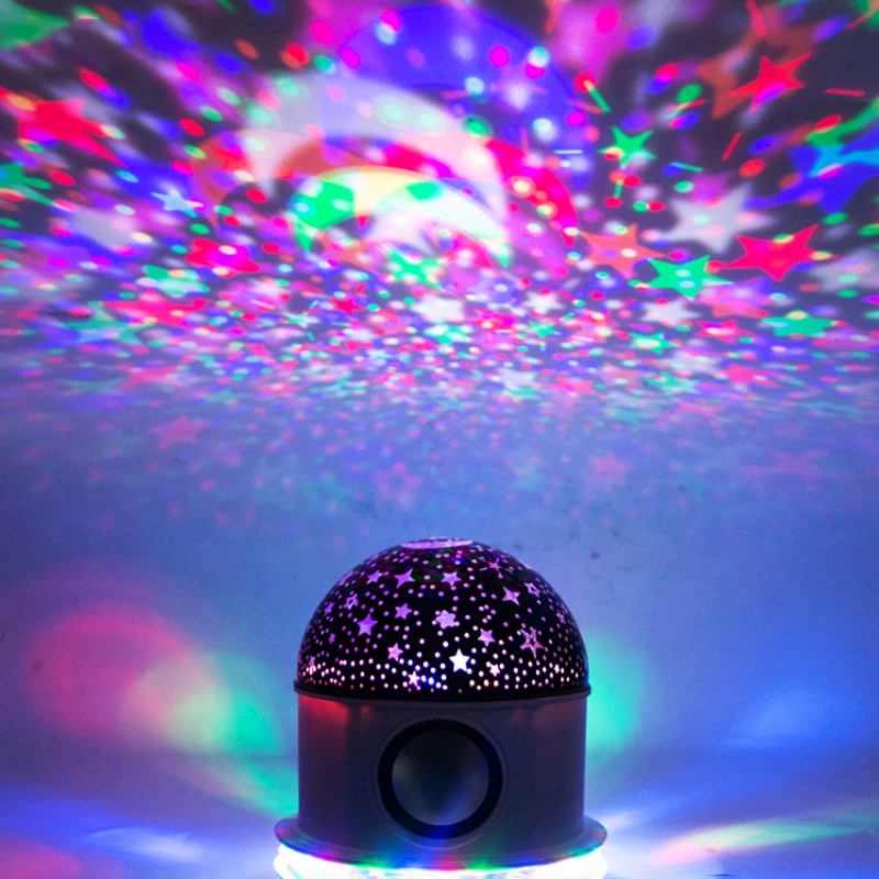 Ampoule LED Bluetooth Haut-parleur + effet jeux d lumière de scène magique 3
