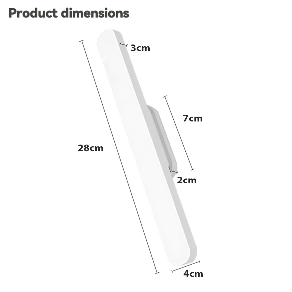 Lampe LED sous meuble rechargeable et tactile avec 3 modes de couleurs - مصباح مغناطيسي قابل للتثبيت في عدة أماكن 7