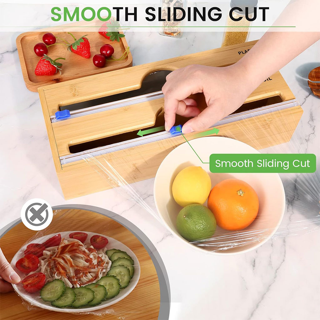 Organiseur de tiroir 2 en 1 pour papier sulfurisé 4