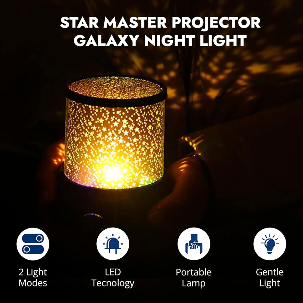 Star Master Veilleuse Galaxy et Projecteur d'étoiles - جهاز عرض النجوم 4