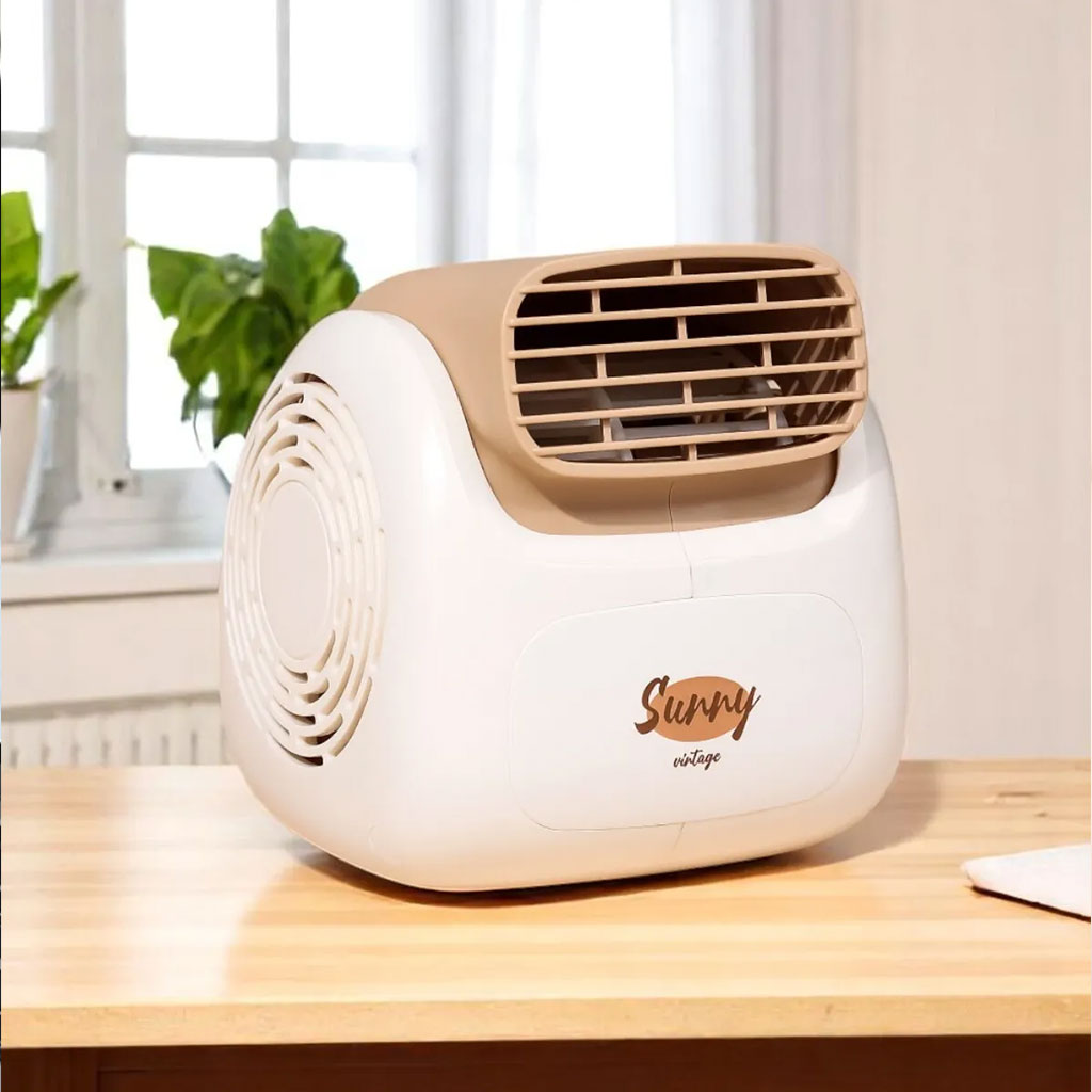 Sunny Climatiseur Portable Rechargeable Design Vintage – مبرد مكتب محمول 5