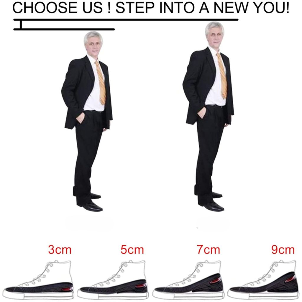 Semelles Rehaussantes 4 Couches Réglables Unisexe – نعل لزيادة الطول بـ 4 طبقات قابلة للتعديل 8